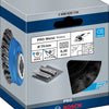 Bosch accessoires x-lock komstaalborstel gevlochten 75mm staal 0.35mm - 1 stuk(s) - 2608620726