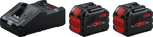 Bosch blauw 2 x procore18v 12.0ah + 1 x gal 18v-160 | accuset - 1600a02t5w