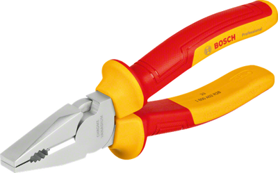 Bosch blauw combinatietang 180 mm vde - 1600a02ne1