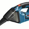 Bosch blauw gas 12v professional accu stofzuiger | zonder accu's en lader in l-boxx - 06019e3001