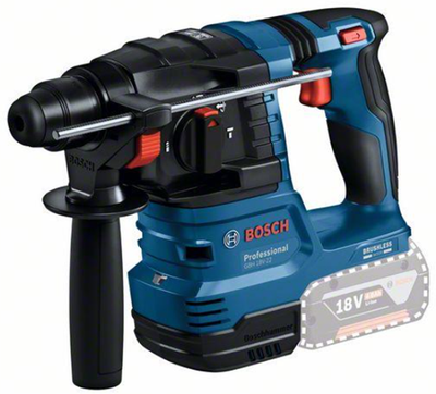 Bosch blauw gbh 18v-22 accu boorhamer | 1,9j | zonder accu's en lader | in doos - 0611924000