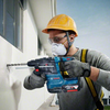 Bosch blauw gbh 18v-22 accu boorhamer + stofafzuiging gde 18v-12 | zonder accu's en lader | in l-boxx - 0611924004