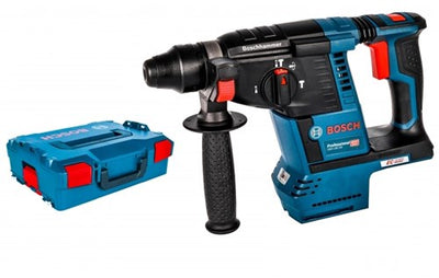 Bosch blauw gbh 18v-26 accu boorhamer 2.6j | solo zonder accu's en lader in l-boxx - 0611909001