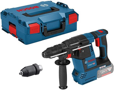Bosch blauw gbh 18v-26 f accu boorhamer 2.6j | solo zonder accu's en lader in l-boxx - 0611910001