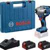 Bosch blauw gds 18v-780 accuslagmoeraanzetter| 2x gba 18v 5,0 ah en lader gal 18v-40 - 06019p4021