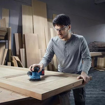 Bosch blauw gex 185-li professional | accu-excenterschuurmachine | 18v | body | zonder accu's laders | in doos - 06013a5020