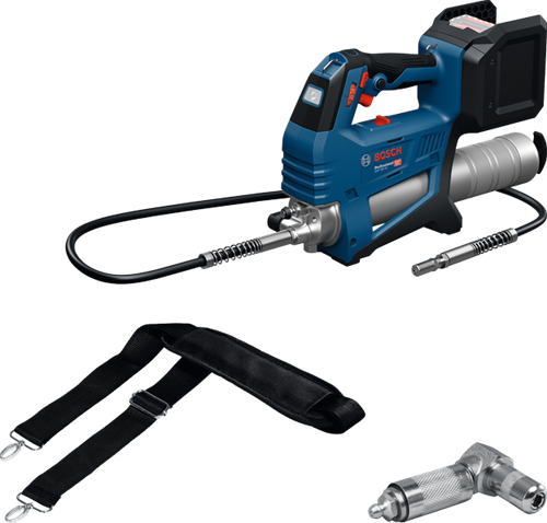 Bosch blauw gfp 18v-10 accuvetspuit | solo | incl. 90 koppeling en schouderband | zonder accu en lader - 06019n6000