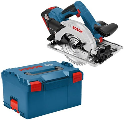 Bosch blauw gks 18v-57 g professional accu cirkelzaag | 5.0ah li-ion | in l-boxx - 06016a2100