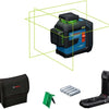 Bosch blauw bosch professional gll 80-33 g - lijnlaser - (4x batterij 1,5v lr6 (aa), laserrichtbord, houder lb10, alkalinebatterij-adapter, tas)