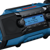 Bosch blauw gpb 18v-3sc accuradio | fm, dab+ en bluetooth | zonder accu's en lader - 06014a3300