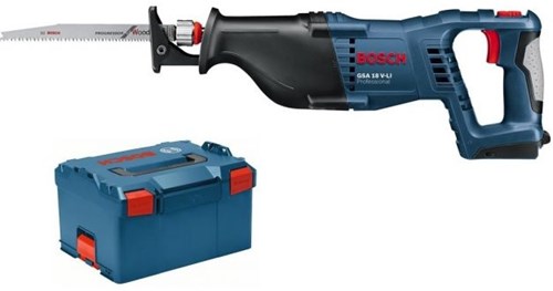 Bosch blauw gsa 18 v-li solo | zonder accu's en lader | in l-boxx - 060164j007