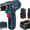 Bosch blauw gsr 12v-15 accuschroefboormachine | 12v 2.0ah li-ion - 060186810f