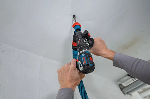 Bosch blauw bosch professional gsr 12v-32 fc flexiclick schroefboormachine +5 opzetstukken 12v basic body in l-boxx - 06019n7102