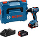 Bosch blauw gsr 18v-65 accuboorschroevendraaier | 18v | incl. gal 18v-40 snellader 2x gba 5.0ah accu - 06019n3203