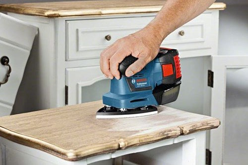 Bosch blauw gss 18v-10 professional accu schuurmachine solo | zonder accu's en lader | in l-boxx - 06019d0202