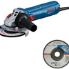 Bosch blauw gws 12-125 haakse slijper | incl. slijpschijf - 06013a6100