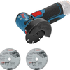 Bosch blauw gws 12v-76 professional accu haakse slijper | body | 12v | zonder accu en lader - 06019f2000