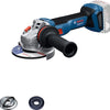 Bosch blauw bosch professional gws 18v-11 accu haakse slijper 125mm 18v basic body - 06019n4100