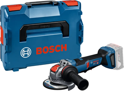 Bosch blauw bosch professional pro gws 18v-11ps accu haakse slijper 125mm 18v basic body in l-boxx - 06019n4301