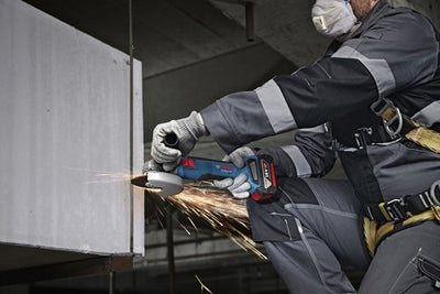 Bosch blauw bosch professional pro gws 18v-8 accu haakse slijper 125mm