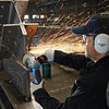 Bosch blauw slijpmachine gws 19-125 cie (beschermkap, handgreep vibration control, opnameflens, pensleutel, spanmoer)