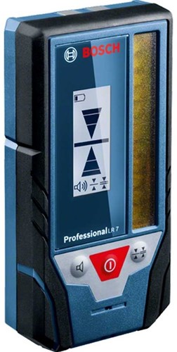 Bosch blauw bosch professional - lr 7 - lijnlaser ontvanger - inclusief 2 x aa batterijen - etui - houder