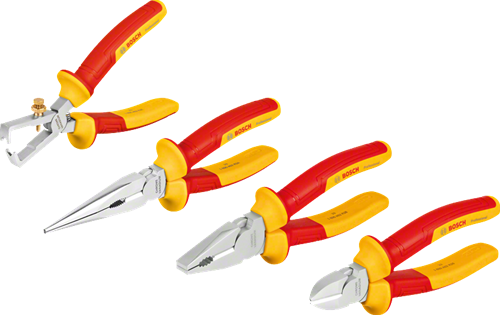Bosch blauw bosch professional tangenset vde 4-delig - 1600a02ng1