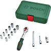 Bosch groen 1 4 ratelset 14-stuks - 1600a02by0