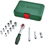 Bosch groen 1 4 ratelset 14-stuks - 1600a02by0 - afbeelding 1