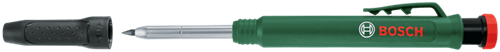 Bosch groen diepgatmarkeerpotlood + 6-delige stiftset | multicolor - 1600a033bm