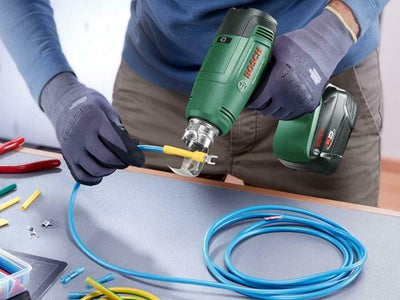 Bosch groen easyheat 18v-500 accuheteluchtpistool | incl. reduceermondstuk | zonder accu en lader - 06032a8000