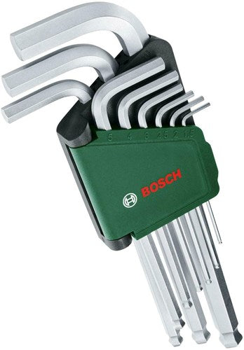 Bosch groen inbussleutelset 9-stuks - 1600a02bx9