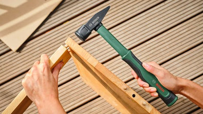 Bosch groen ingenieurshamer met zachte bumper | 300 g - 1600a034gl