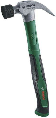 Bosch groen klauwhamer met zachte bumper | 450 g 16 oz - 1600a034gk
