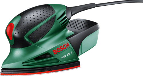 Bosch groen bosch psm 100 a multischuurmachine - op snoer - 3 schuurbladen - 100 w