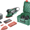 Bosch groen psm 200 aes | multischuurmachine + systembox | 200w | incl. accessoires - 06033b6002