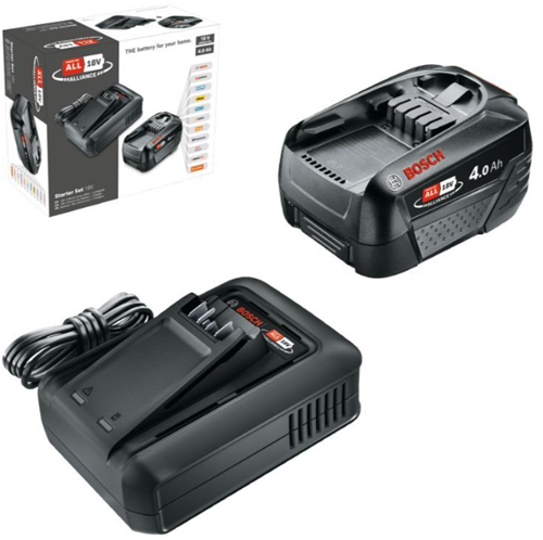 Bosch groen starter set 18v 1 x 18v 4.0ah + al18v-44 - 1600a031t6