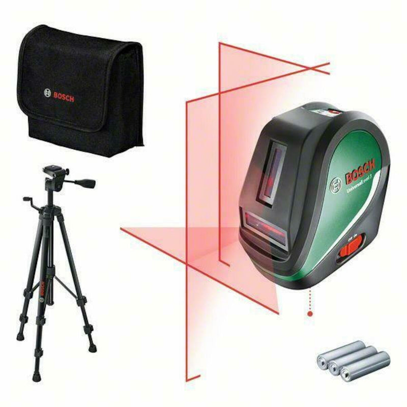 Bosch groen kruislijnlaser universallevel 3 set - 0603663905