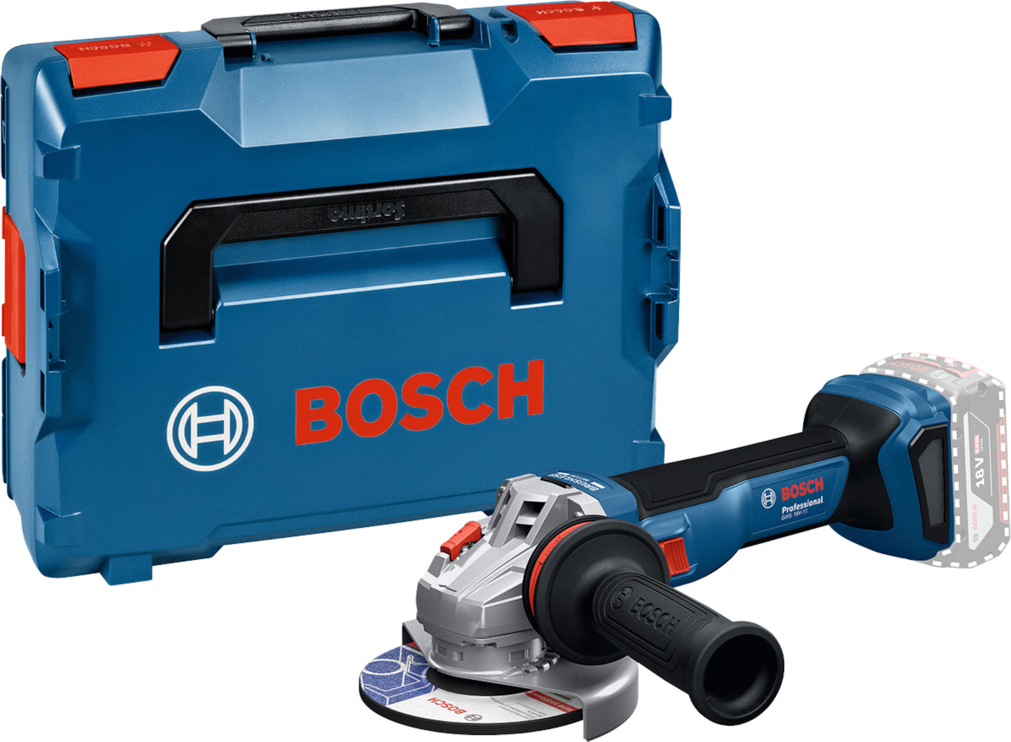 Bosch blauw bosch accu haakse slijper gws 18v-11 naked