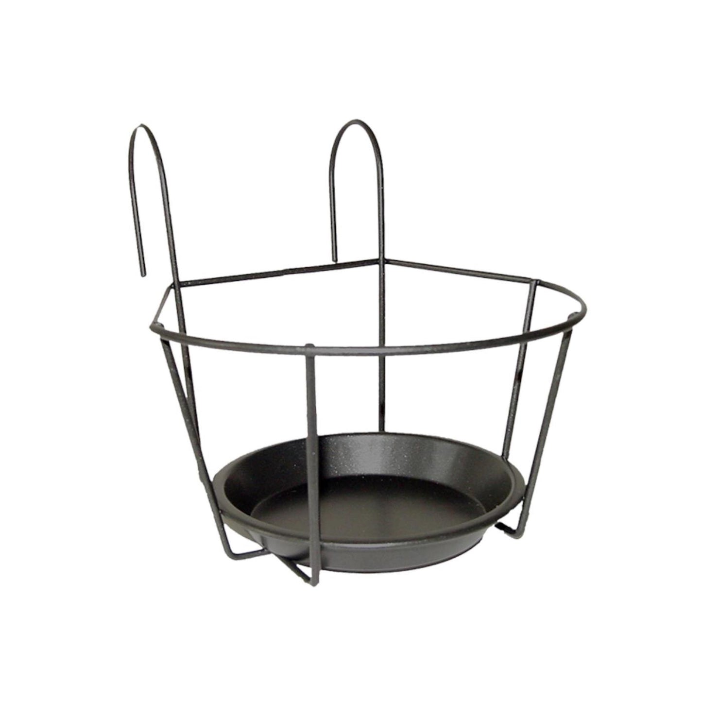 Esschert design balkonpothanger grijs s 17,3x24x17,6cm
