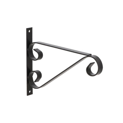Esschert design hanging basket haak met krul m 2,1x26x19cm ijzer zwart