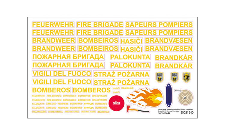 Siku 2117 brandweerboot + pick-up 25,2cm