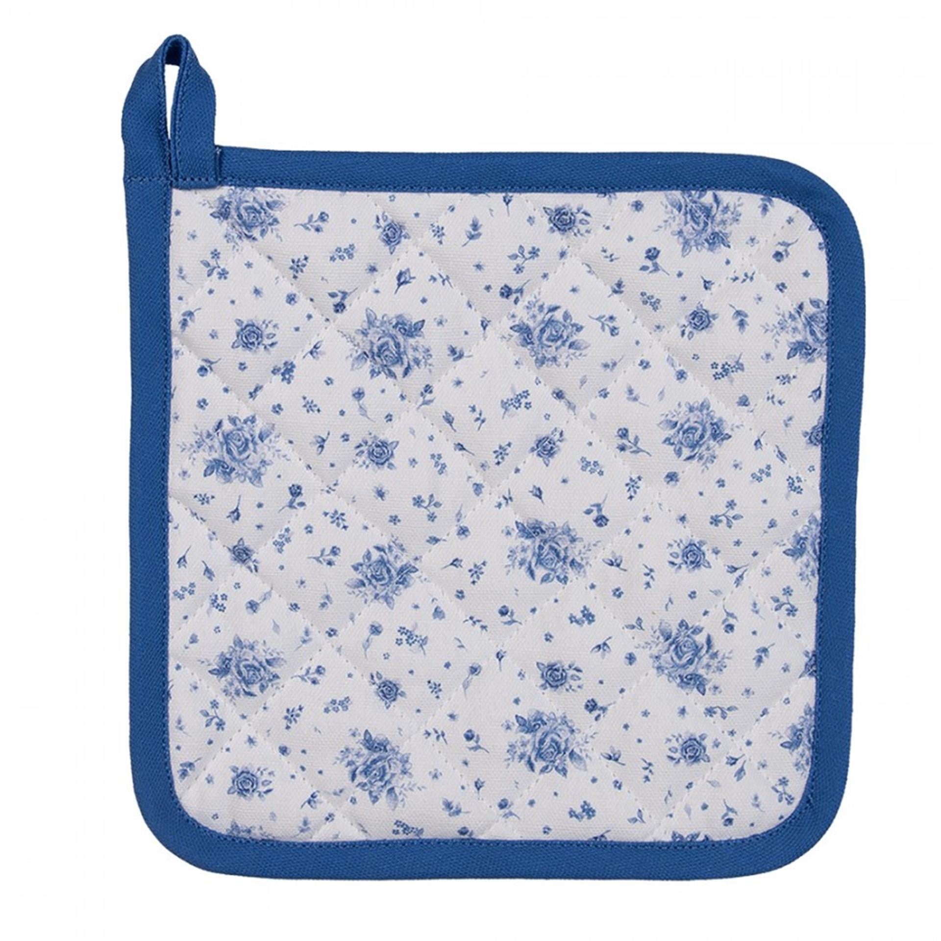Clayre eef pannenlap roosjes 20x20cm