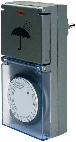 Brennenstuhl mz 44 ip 44 mechanische tijdschakelaar 230 v | 1506460 - 1506460