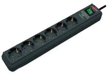 Brennenstuhl stekkerdoos | 6 gats | 34 cm | 1,5 m | zwart | 1159700015 - 1159700015