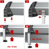 Brennenstuhl tafelklemmen met vergrendelingsschroeven voor alu-office-line stekkerdozen - 1990500010
