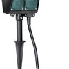 Brennenstuhl tuin stekkerdoos met grondpin 4x230v contactdoos voor tuin | 1154440 - 1154440