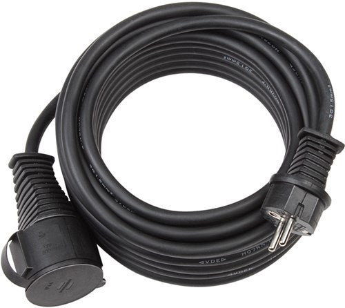 Brennenstuhl verlengsnoer voor bouwplaatsen ip44 10m zwart h07rn-f 3g2,5 - 1166810