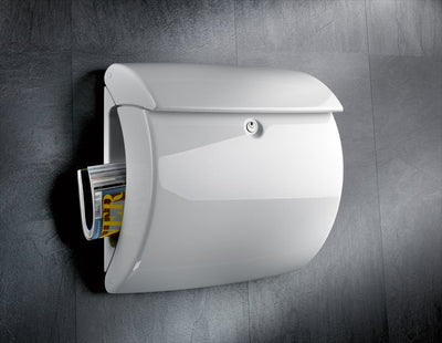 Brievenbus Piano wit