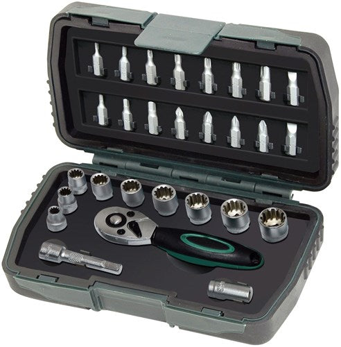 Brüder mannesmann multilock dop- bitset 28 dlg (hobby) - 29185